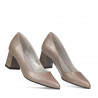 Eleganta damskor 1283 cappuccino