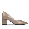 Eleganta damskor 1283 cappuccino