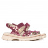 Damsandaler 5075 pärlemor lila