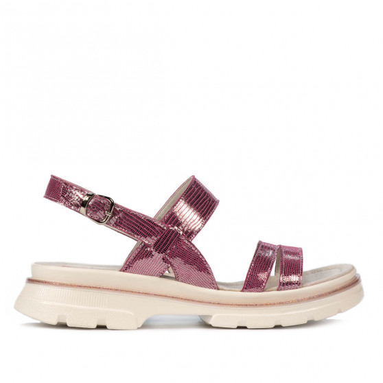 Damsandaler 5075 pärlemor lila