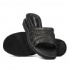 Dam sandaler 5074 svart pyton