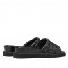 Dam sandaler 5074 svart pyton