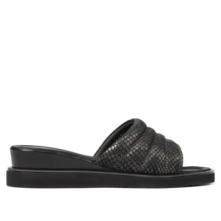 Dam sandaler 5074 svart pyton