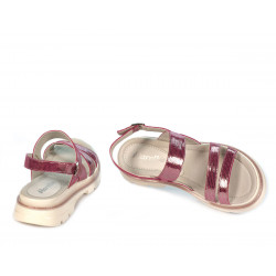 Damsandaler 5075 pärlemor lila