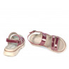 Damsandaler 5075 pärlemor lila