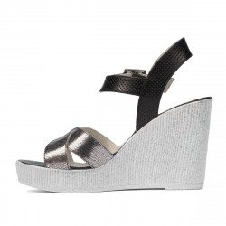Dam sandaler 5081 silver kombinerad