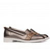 Kvinnors casual/eleganta skor 6037 koppar kombinerad