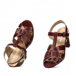 Dam sandaler 1284 vinröd