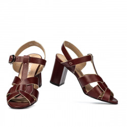 Dam sandaler 1284 vinröd