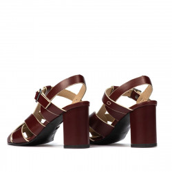 Dam sandaler 1284 vinröd