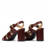 Dam sandaler 1284 vinröd