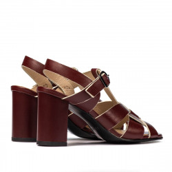 Dam sandaler 1284 vinröd
