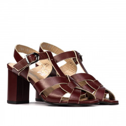 Dam sandaler 1284 vinröd