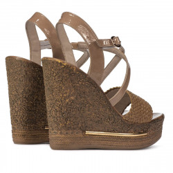 Dam sandaler 5079 cappuccino