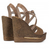 Dam sandaler 5079 cappuccino