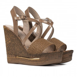 Dam sandaler 5079 cappuccino