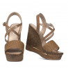 Dam sandaler 5079 cappuccino