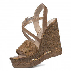 Dam sandaler 5079 cappuccino