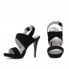 Dam sandaler 1286 svart antilop