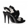 Dam sandaler 1286 svart antilop