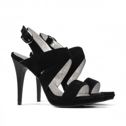 Dam sandaler 1286 svart antilop