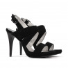 Dam sandaler 1286 svart antilop