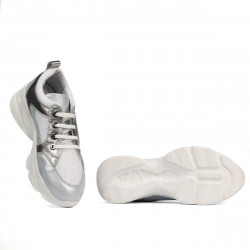 Dam sneakers 6038 blå pärlemorkombination