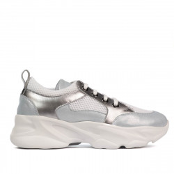 Dam sneakers 6038 blå pärlemorkombination