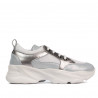Dam sneakers 6038 blå pärlemorkombination