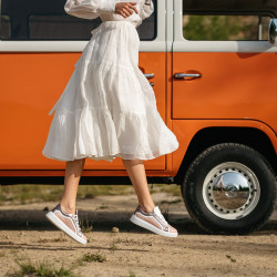 Casual/sportskor 6035 rosa kombination