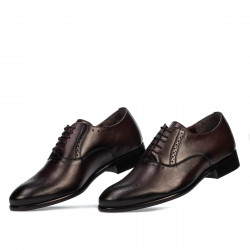 Eleganta herrskor 932 i vinröd