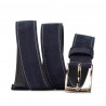 Herrbälte 53bc indigo velour