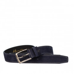 Herrbälte 53bc indigo velour