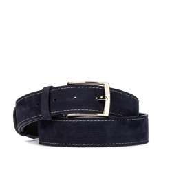 Herrbälte 53bc indigo velour
