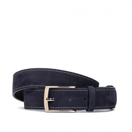 Herrbälte 53bc indigo velour