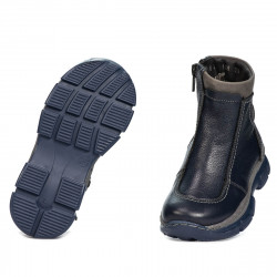 Småbarnsstövlar 108c indigo kombinerad