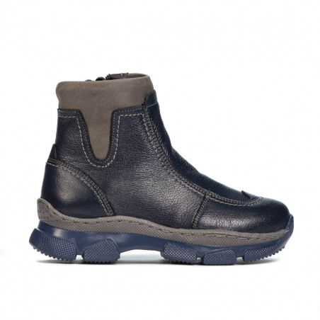 Småbarnsstövlar 108c indigo kombinerad