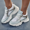 Dam sneakers 6038 blå pärlemorkombination