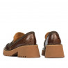 Damskor casual 6041 krokodilbrun kombinerad