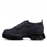 Dam-casualskor 6043 indigo mocka kombinerad