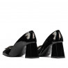 Eleganta damskor 1291 svart lack