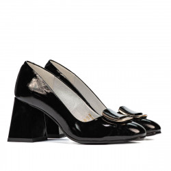 Eleganta damskor 1291 svart lack