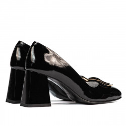 Eleganta damskor 1291 svart lack