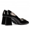 Eleganta damskor 1291 svart lack