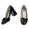 Eleganta damskor 1291 svart lack