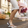 Kvinnors casual/eleganta skor 6037 koppar kombinerad