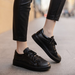 Svarta kombinerade casual/sportskor 6035
