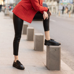 Svarta kombinerade casual/sportskor 6035