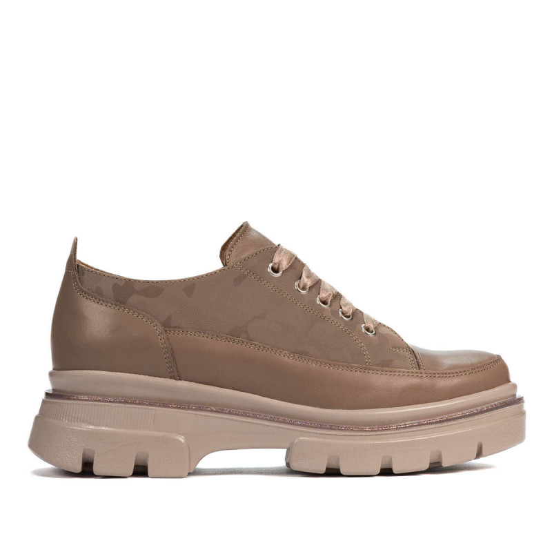 Dam casualskor 6043 cappuccino kombinerad