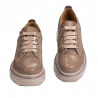 Dam casualskor 6043 cappuccino kombinerad